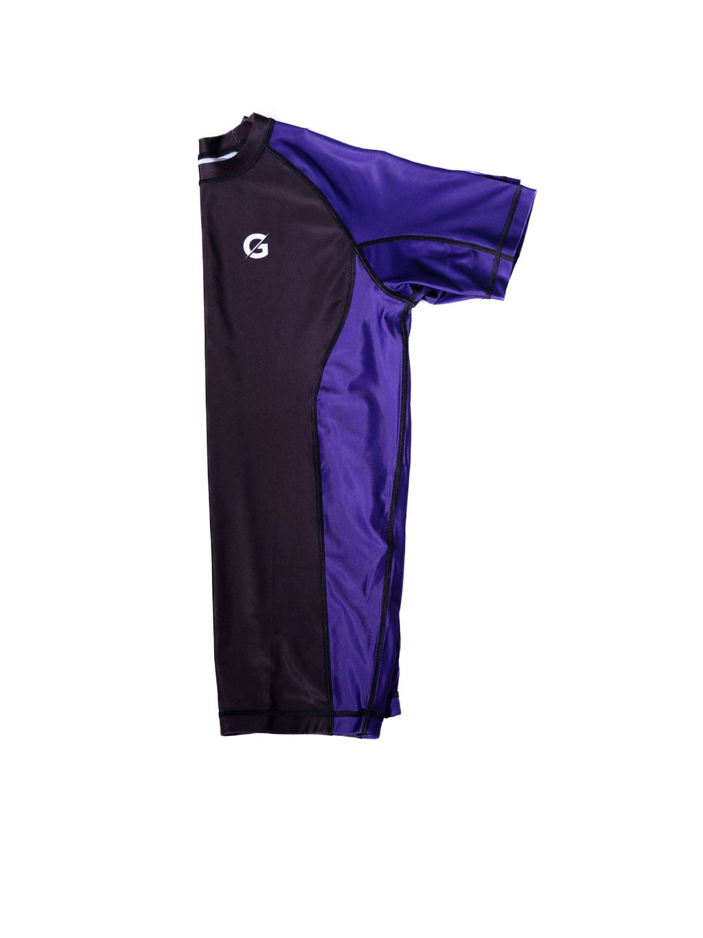 E/4 Premium Ranked No Gi Rash Guard - Purple Belt