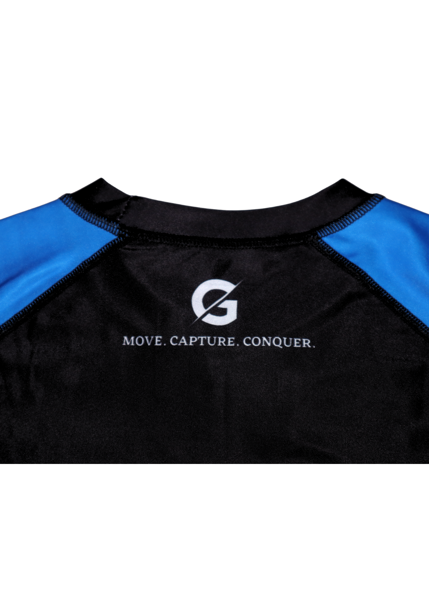 E/4 Premium Ranked No Gi Rash Guard - Blue Belt